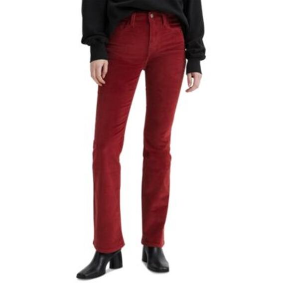 Levi's Women's 725 High Waisted Bootcut Jeans in Syrah Red, Size 28 - Picture 1 of 2